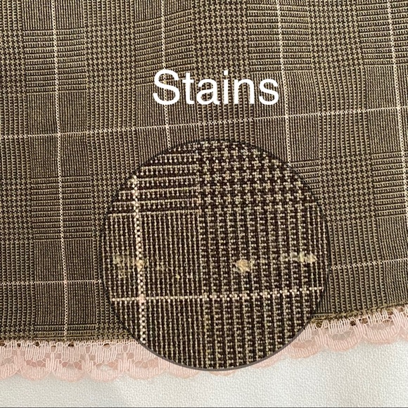 Old Navy Brown Checkered Plaid Flair Skirt With Pink Lace Hem, Juniors Size 1 - Picture 6 of 10